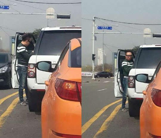 박명수 레인지로버 접촉사고